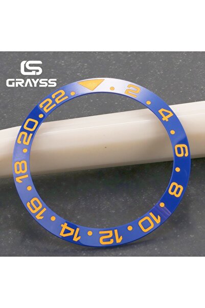 Choice GMT blue2 GRAYSS 38mm Ceramic For 40mm SUB Watch Case Alloy Watch Beze...