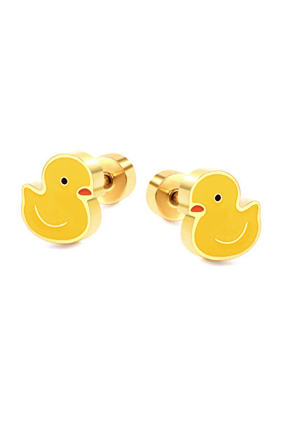 Choice 205G LUXUKISSKIDS Cute Surgical Studs Earrings For Woman/Girls Gifts Stainless Steel Camera Duck Air