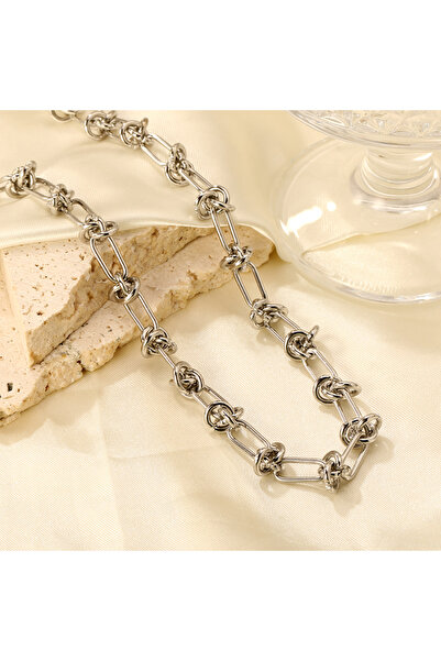 Choice LPN16401S Trendy Personalized Cuban Chain Stainless Steel Punk Party for Men and Women, Minimalist J