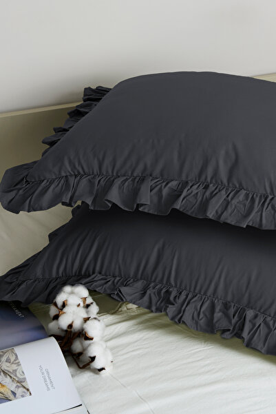 Magnolia 1 Piece Pillowcase 100% Cotton Ruffled 50X70Cm | Suitable for Bedding Sets and Duvet Covers