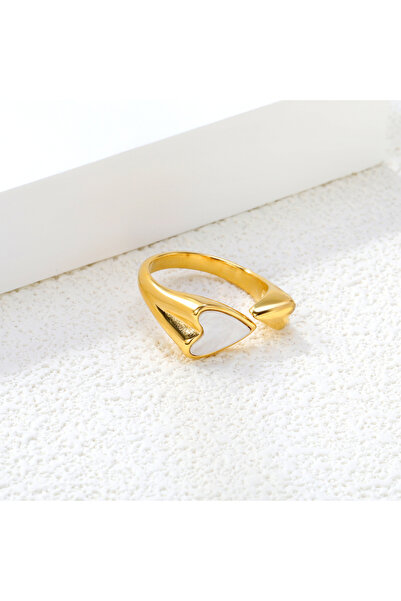 Choice 6 RI1598A6-8G Classic Atmospheric Square Vintage Gold Plated Ring for Women Stainless Steel Fashion