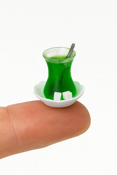 CharmFancy 2 Adet Kivi Bardakları 1:12 Ölçek Çay Bardağı– Bebek Evi Mini Miny...