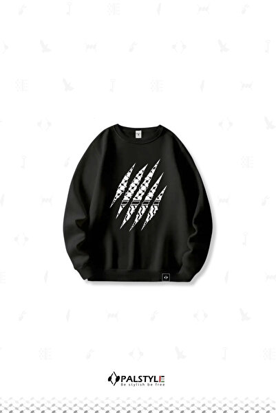 PALSTYLE Freedom Claw Sweatshirt – Unisex Oversize Keffiyeh Design