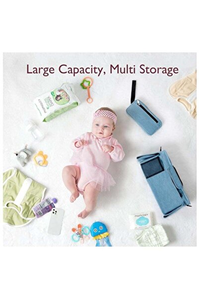 COOYA niversal Baby Stroller Organizer, 2 Insulated Cup Holder, Detachable Zippered Pocket