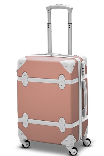 ZAAPPY Vintage Hard Shell Lightweight ABS 20 Inch (7-10kg) Luggage - Retro Classic Suitcase