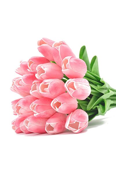 Arabest 20 قطعة من زهور التوليب الصناعية، تستخدم لتنسيق الزهور، وطاولة الطعام...