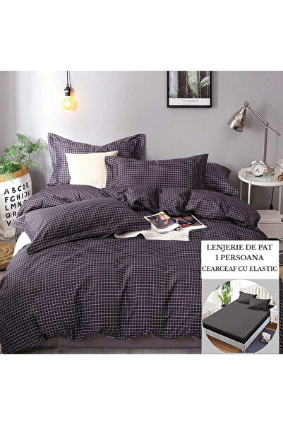 Patul Single Duvet Cover Set , Sulfur, Satin Cotton , Stretchy sheet 140x200,...