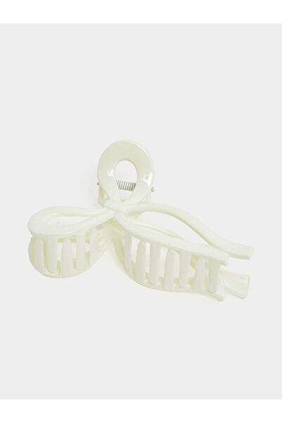 Styli White Bow Hair Claw