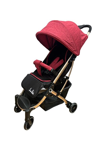L-Sun Trolley-style Sport Stroller with Reclining Sleep Position - Red