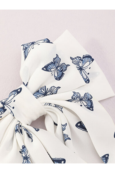 Take Two By Styli Butterfly Printed Bow Hair Clip