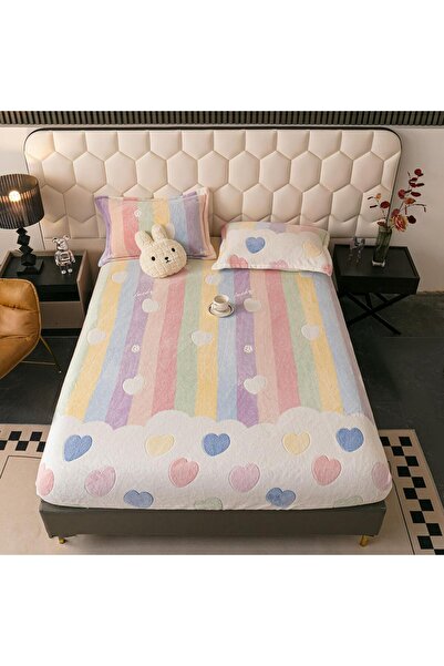 CHIRASO COCOLINO Mattress Cover Set, with ELASTIC, for 180x200, 160x200 and 140x200 mattresses and 2 Pillowcases