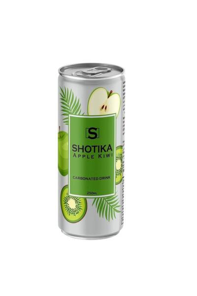 shotika Soft Drink Apple Kiwi - 250 ml x 24