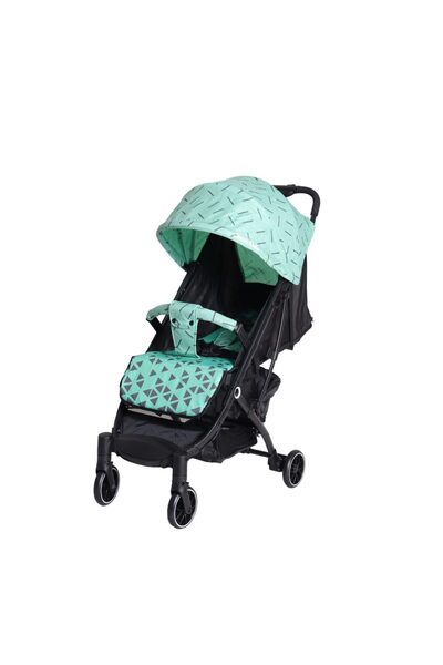 L-Sun Trolley-style Sport Stroller with Reclining (Sleep) Position - Turquoise