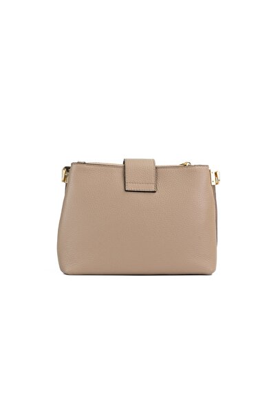 Posete Fagaras Mini Noelle Leather Purse - CREAM, 4 Compartments, 1 Pocket, 1 Adjustable Strap Max. 122 cm