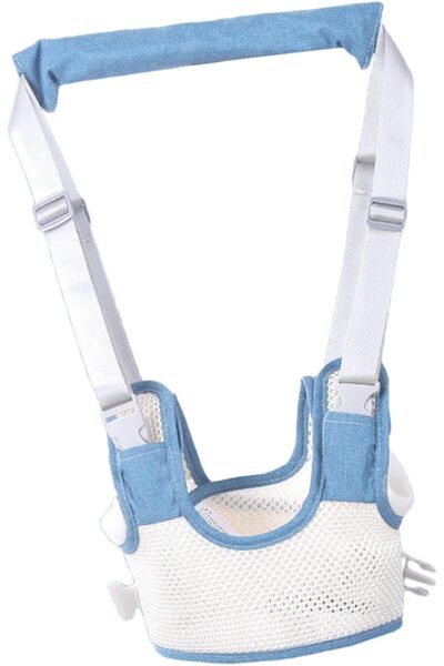 COOYA Baby Walker Safety Harness, Toddler Walking Assistant Belt, Easy and Sturdy Use for Children Blue