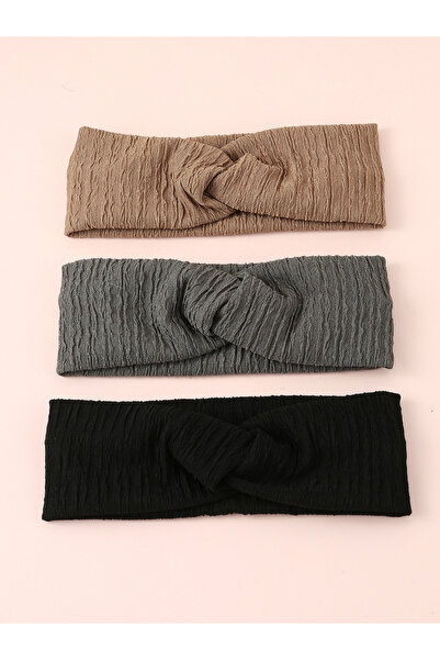 Take Two By Styli Set of 3 - Texture Twist Headband