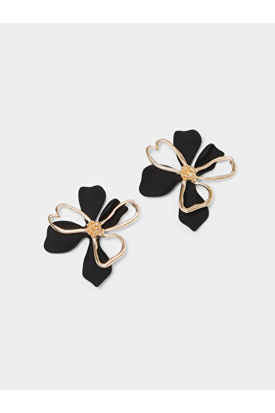 Styli Ribbon Flower Dangle Earrings