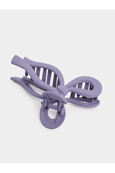 Styli Purple Bow Hair Claw