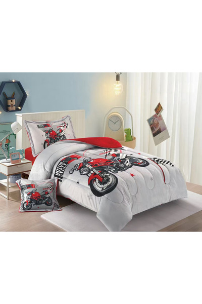 smart home Kids 4-Piece Comforter Set – Microfiber & Polyester, 170x230cm Com...