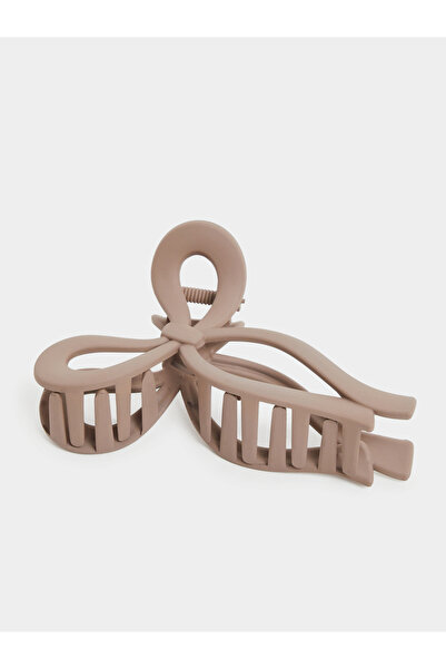 Styli Brown Bow Hair Claw