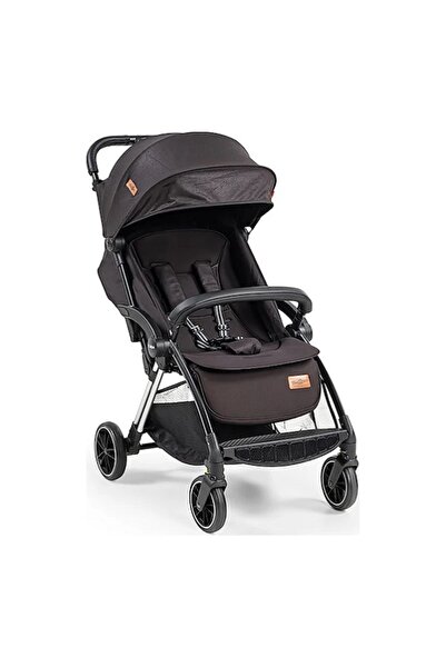 Baby2Go 2416 Tulipa Kabin Boy Otomatik Katlanan Bebek Arabası Siyah