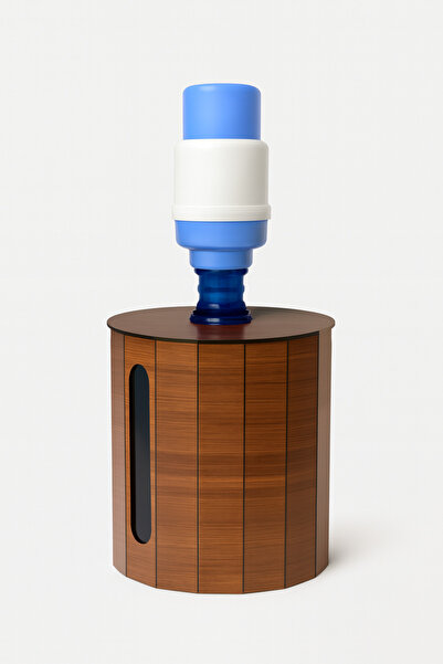 demirhanlar mobilya ahşap dekoratif damacana kılıfı örtüsü saklama