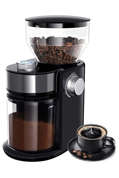 fulina Electric Burr Coffee Grinder, Adjustable Burr Mill with 16 Precise Grind Setting for French Press