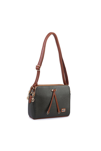 Nas Bag Premium Series Multi-Compartment Women's Crossbody Bag (En: 24 cm X Size: 19 cm)