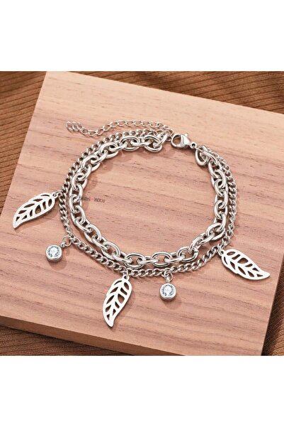 KEVSA Jewelry Brățară din oțel inoxidabil – Natură și feminitate - BF922