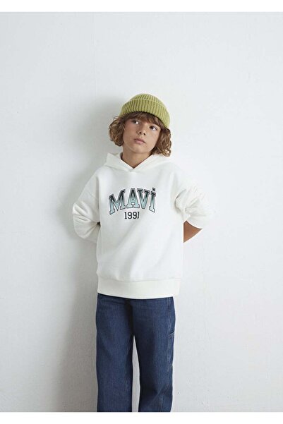 Mavi Children's 1991 Printed Hooded Sweatshirt Kı 6S10167-70057