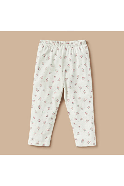 Juniors All-Over Floral Print T-shirt and Pyjama Set