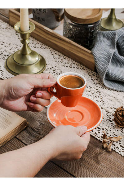 Shuer Ceramic Coffee cup, Espresso cup，Arabic coffee cup，Turkish coffee cup, Cup and Saucer Set 75ML