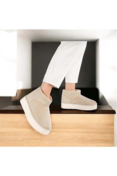 Lion Жіночі міні-чоботи з товстою підошвою та хутром всередині