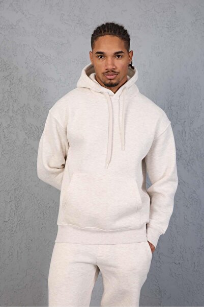 Valiberta επένδυση fleece Kangaroo Pocket Sweatshirt - 3 Thread επένδυση fleece Rubber Leg Ανδρικό Φούτερ - Σετ αθλητικών φούτερ