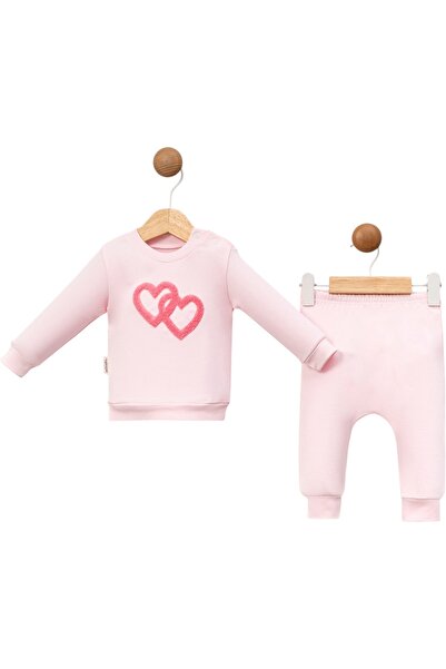 MBK GARDEN Heart Baby Set 0-3 Months (56-62 cm) – 100% Cotton, Soft Fabric, Comfortable Fit