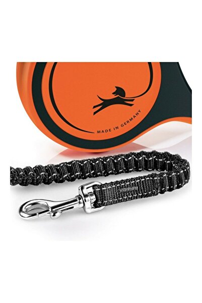 Flexi Lesă pentru câini XTREME 5 m portocaliu, mărimea S