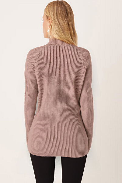 armonika Women's Mink Turtleneck Thessaloniki Knitwear Sweater Arm-26K136017