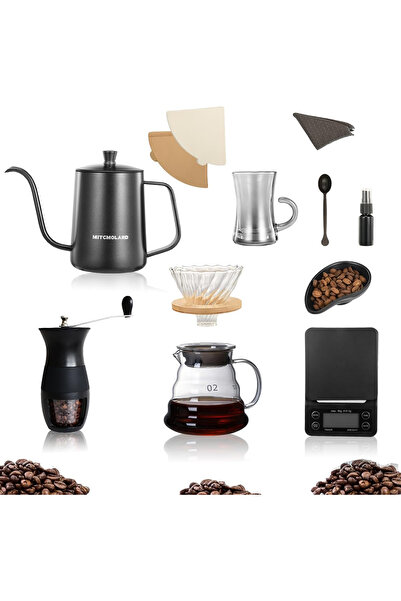 Choxila Coffee Maker Set of 11 Pieces Professional To Prepare and Brew Coffee By Drip