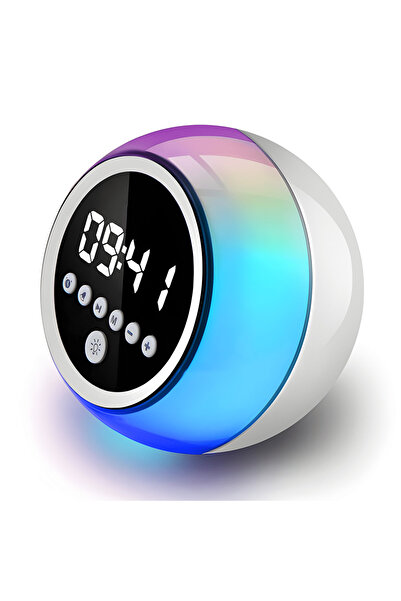 Teno Multifunctional Alarm Clock Teno®, Bluetooth, alarm function, radio function, round