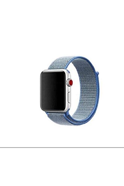 Other حلقة وخطاف لسوار الساعة مضفر من النايلون، 42 مم - أزرق