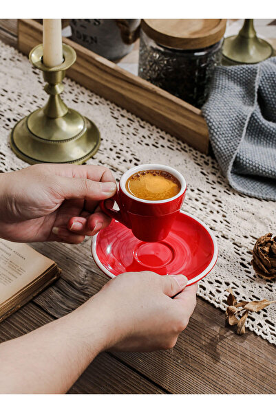 Shuer Ceramic Coffee cup, Espresso cup，Arabic coffee cup，Turkish coffee cup, Cup and Saucer Set 75ML