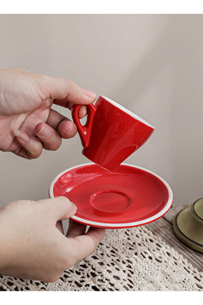 Shuer Ceramic Coffee cup, Espresso cup，Arabic coffee cup，Turkish coffee cup, Cup and Saucer Set 75ML