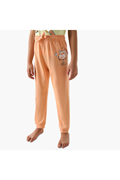 Juniors Graphic Print T-shirt and Pyjama Set