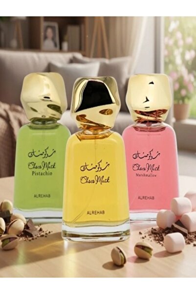 Al Rehab بخاخ عطر شوكو مسك، شوكو مسك فستق، وشوكو مسك مارشميلو، 100 مل (3.4 أو...