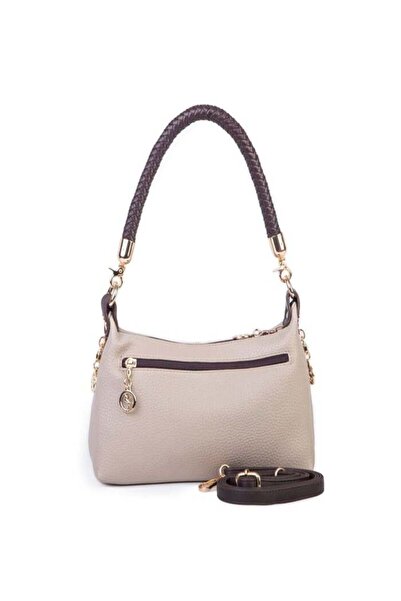 Nas Bag Mini Shoulder and Crossbody Bag with Braided Strap (Width: 23 Cm, Length: 14 cm Bottom: 6 cm) Victoria