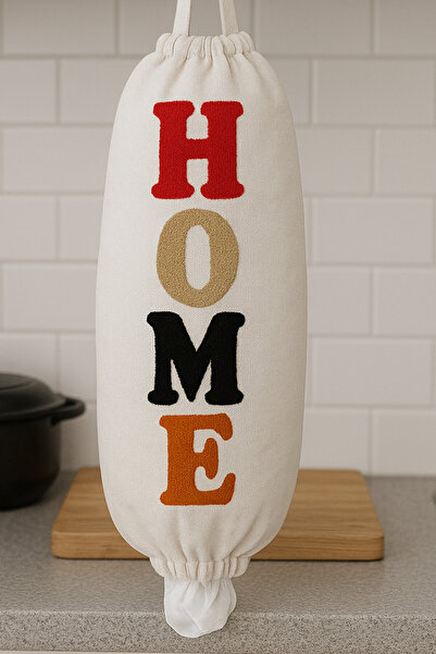 e-Bizz Store 1 Adet Poşetlik & Punch Keten Poşet Düzenleyici – Poşet Organizeri, Mutfak Poşet Düzenleyici