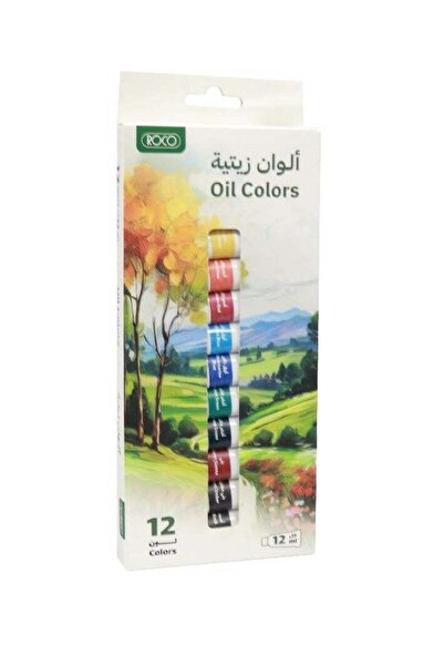 Roco 12 Piece Oil Color Paint Multicolour