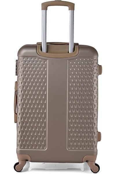 New Travel 5-Piece Durable Luggage Set CS005/5P - 28/24/20/14/12 in, Rose Gold, ABS