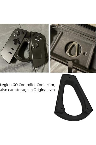 Generic TGD Blue Hand Grip Connector Compatible with Lenovo Legion Go Controller - Comfortable Grip, Plastic