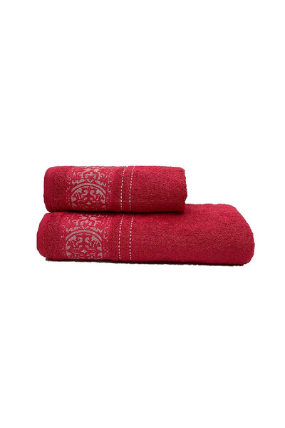 Talis Set 2 Prosoape Mistero Red 50x100 si 70x140 cm (Bumbac 100%)